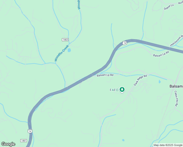map of restaurants, bars, coffee shops, grocery stores, and more near 9933 Great Smoky Mountains Expressway in Sylva