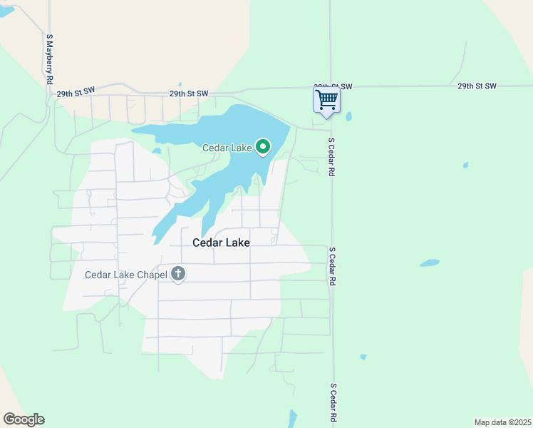 map of restaurants, bars, coffee shops, grocery stores, and more near 21155 East 10th Street in Hinton