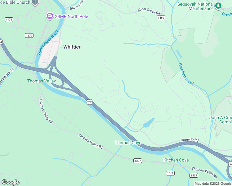 map of restaurants, bars, coffee shops, grocery stores, and more near 173 Whittier Heights Road in Whittier