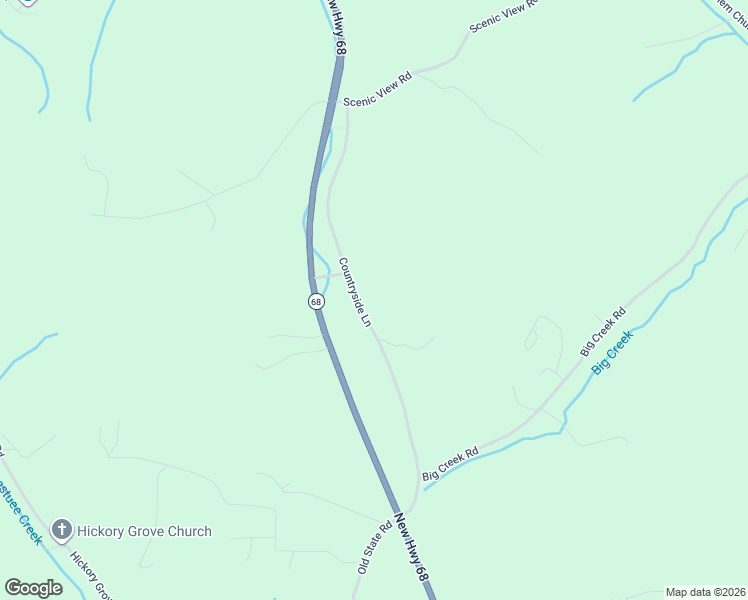 map of restaurants, bars, coffee shops, grocery stores, and more near 337 Countryside Lane in Madisonville