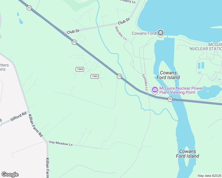 map of restaurants, bars, coffee shops, grocery stores, and more near 8013 Caswell Road in Stanley