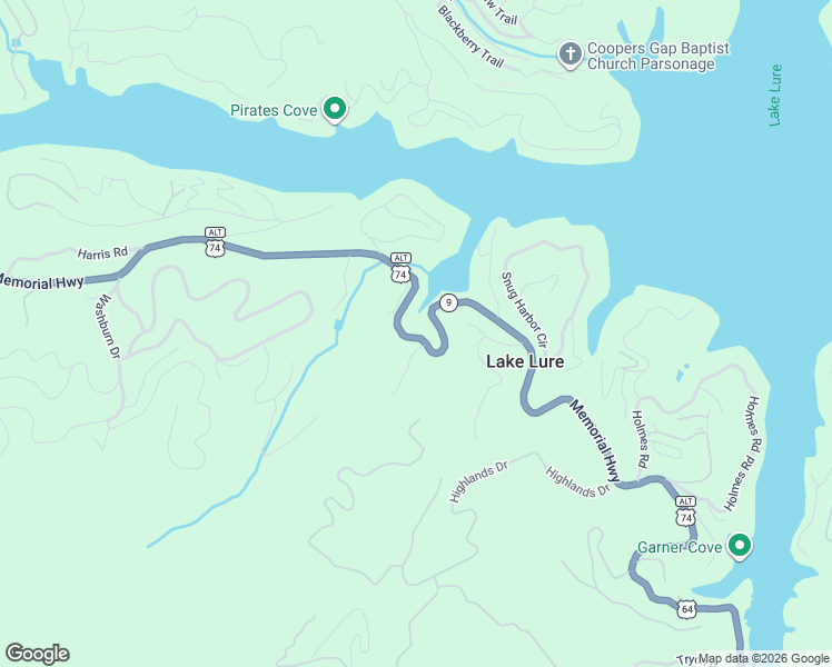 map of restaurants, bars, coffee shops, grocery stores, and more near 112 Gene Stratton Porter Road in Lake Lure