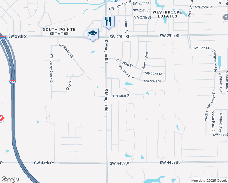 map of restaurants, bars, coffee shops, grocery stores, and more near 3540 Walden Estates Drive in Oklahoma City