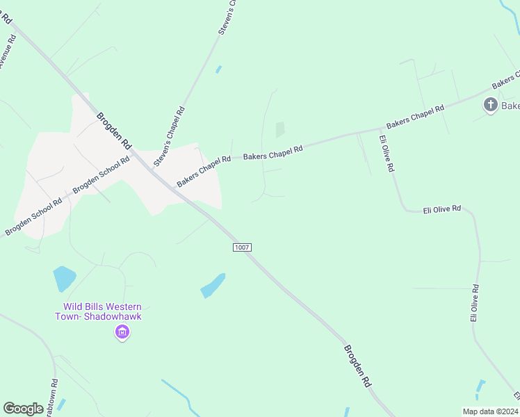 map of restaurants, bars, coffee shops, grocery stores, and more near 159 Showboat Drive in Smithfield
