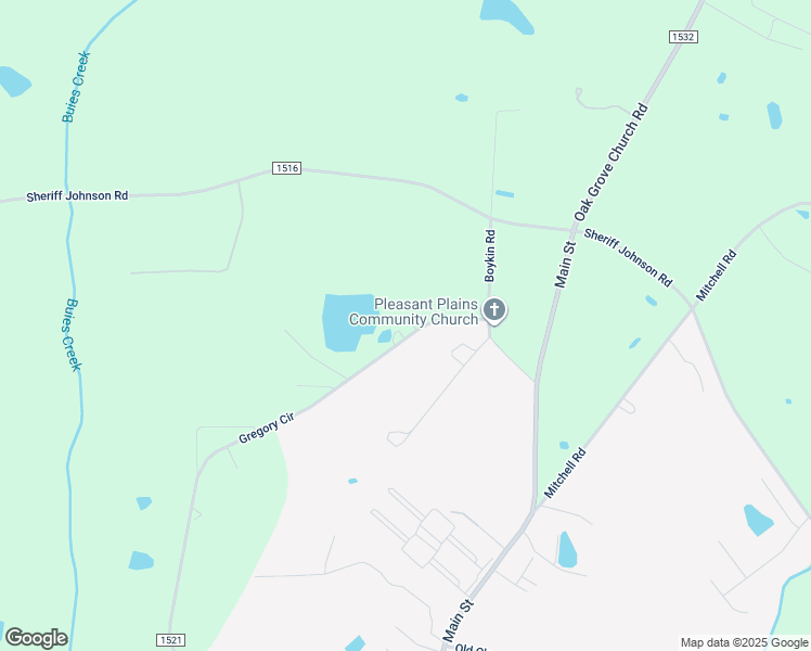 map of restaurants, bars, coffee shops, grocery stores, and more near 1505 Gregory Circle in Lillington