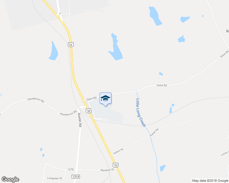 map of restaurants, bars, coffee shops, grocery stores, and more near 35303 Gene Road in New London