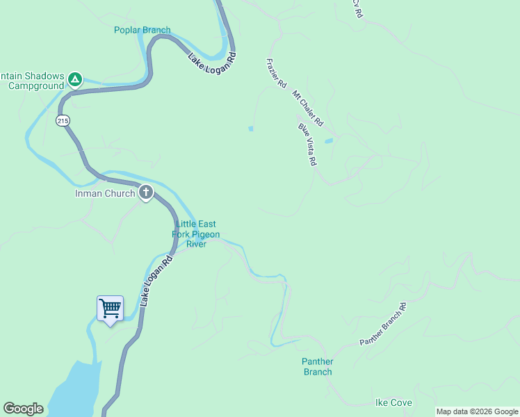 map of restaurants, bars, coffee shops, grocery stores, and more near 406 Blue Vista Road in Canton