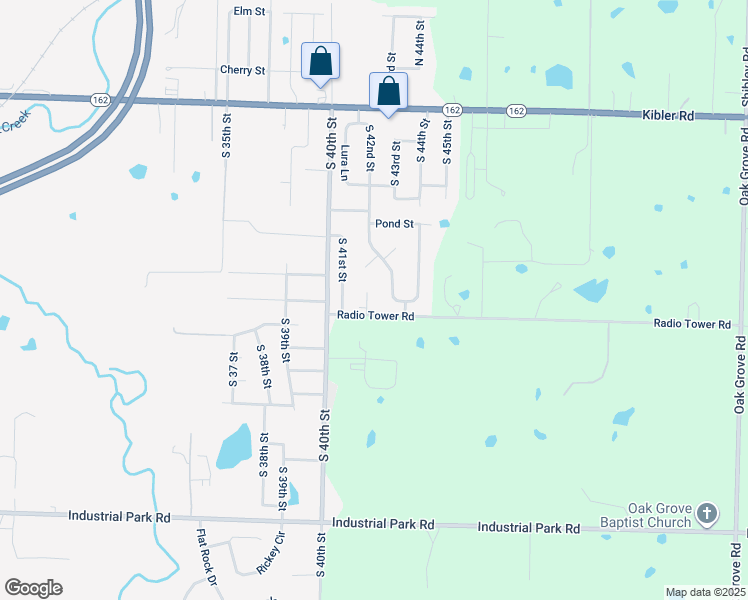 map of restaurants, bars, coffee shops, grocery stores, and more near 8 South 41st Circle in Van Buren