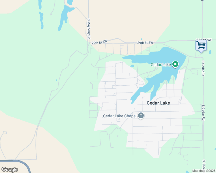 map of restaurants, bars, coffee shops, grocery stores, and more near 22035 10th Street in Hinton