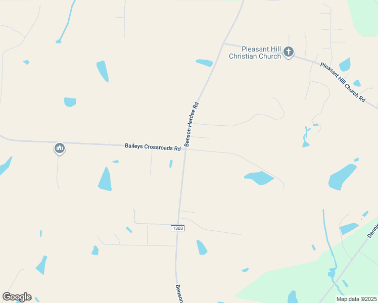 map of restaurants, bars, coffee shops, grocery stores, and more near 3020 Benson Hardee Road in Benson
