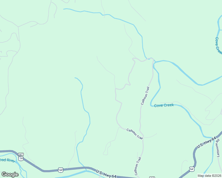 map of restaurants, bars, coffee shops, grocery stores, and more near 133 Old Brick Lane in Rutherfordton