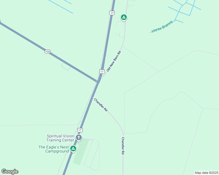 map of restaurants, bars, coffee shops, grocery stores, and more near U.S. 17 in Chocowinity