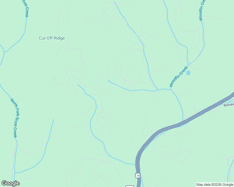 map of restaurants, bars, coffee shops, grocery stores, and more near 269 East View Road in Sylva