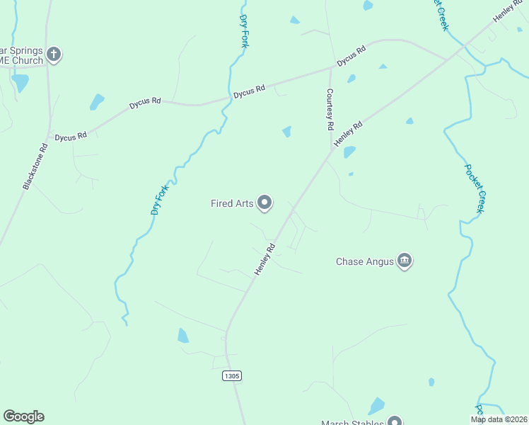 map of restaurants, bars, coffee shops, grocery stores, and more near 3208 Henley Road in Sanford