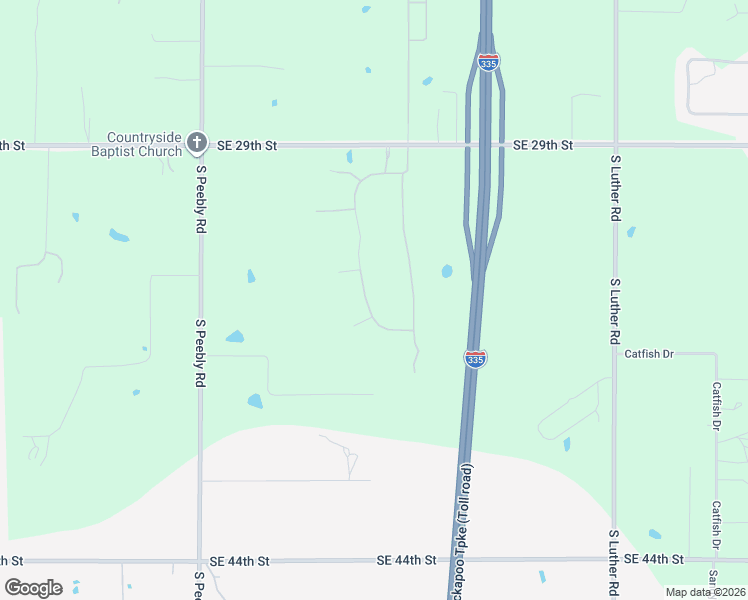 map of restaurants, bars, coffee shops, grocery stores, and more near Slagle Road in Oklahoma County