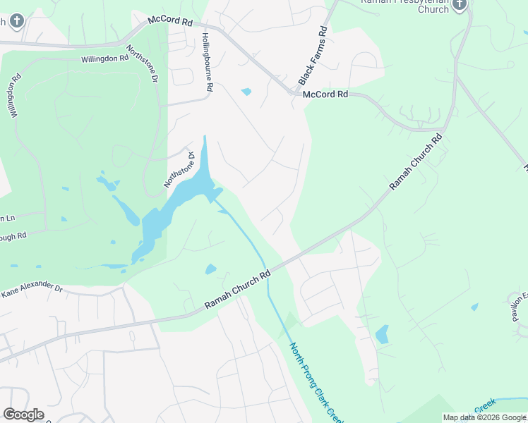 map of restaurants, bars, coffee shops, grocery stores, and more near 15825 Lavenham Road in Huntersville