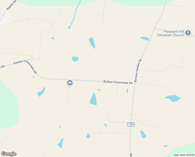 map of restaurants, bars, coffee shops, grocery stores, and more near 249 Baileys Crossroads Road in Benson