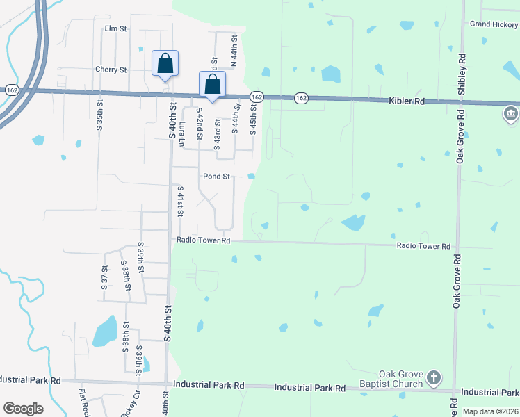 map of restaurants, bars, coffee shops, grocery stores, and more near 4415 Radio Tower Road in Van Buren
