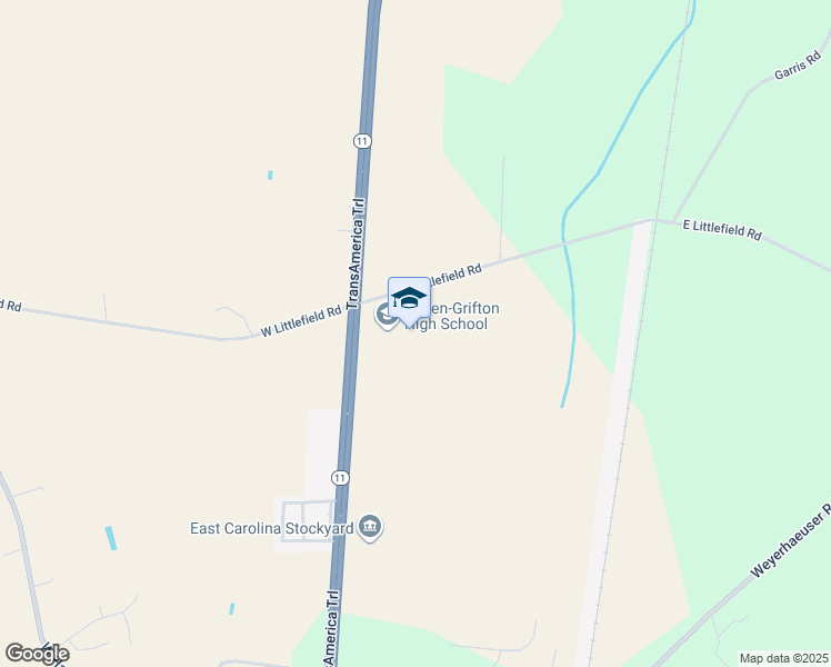 map of restaurants, bars, coffee shops, grocery stores, and more near 7653 North Carolina 11 in Ayden