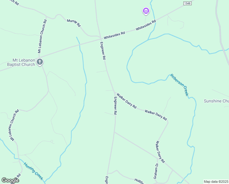 map of restaurants, bars, coffee shops, grocery stores, and more near 966 Engineer Road in Bostic