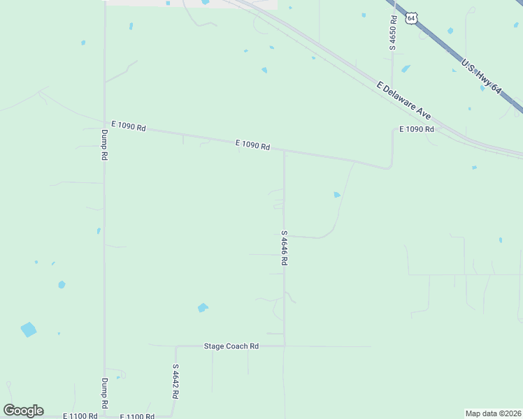 map of restaurants, bars, coffee shops, grocery stores, and more near 109210 South 4646 Road in Sallisaw