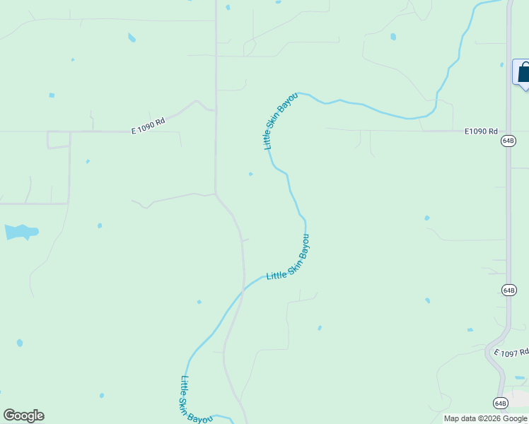 map of restaurants, bars, coffee shops, grocery stores, and more near 109686 South 4720 Road in Muldrow
