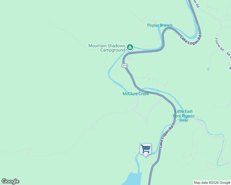 map of restaurants, bars, coffee shops, grocery stores, and more near 4040 Lake Logan Road in Canton