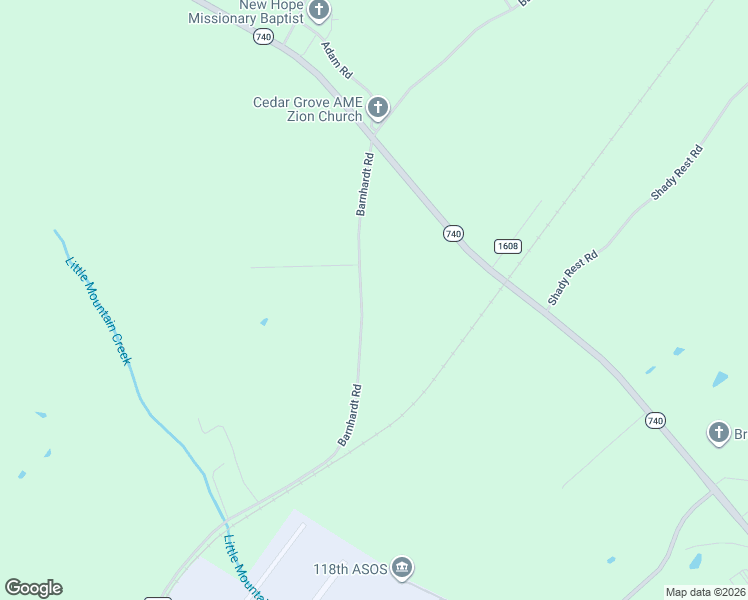 map of restaurants, bars, coffee shops, grocery stores, and more near 40323 Barnhardt Road in New London