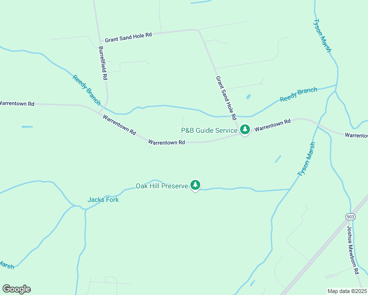 map of restaurants, bars, coffee shops, grocery stores, and more near 1056 Warrentown Road in Snow Hill