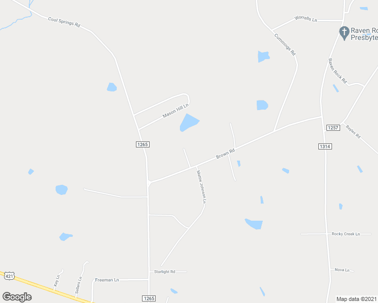 map of restaurants, bars, coffee shops, grocery stores, and more near 68 Carson Court in Lillington