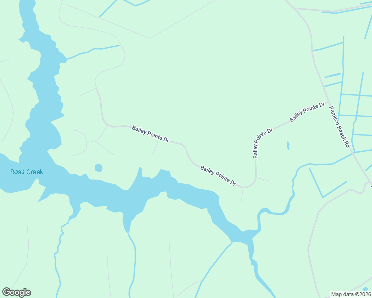 map of restaurants, bars, coffee shops, grocery stores, and more near Bailey Pointe Drive in Belhaven