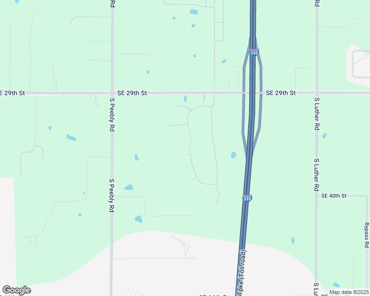 map of restaurants, bars, coffee shops, grocery stores, and more near 18310 Southeast 29th Street in Oklahoma County