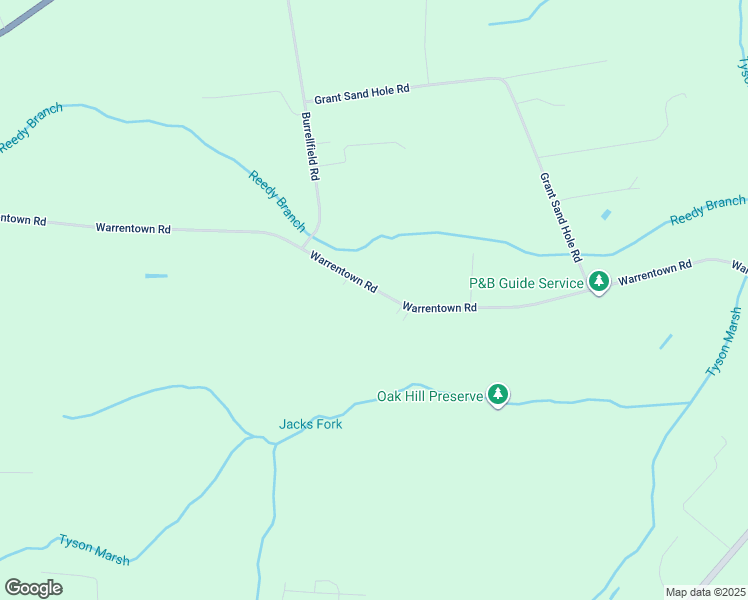 map of restaurants, bars, coffee shops, grocery stores, and more near 1423 Warrentown Road in Snow Hill