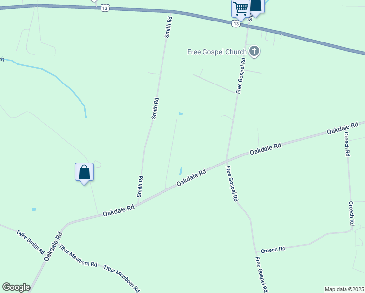 map of restaurants, bars, coffee shops, grocery stores, and more near 1740 Oakdale Road in Snow Hill