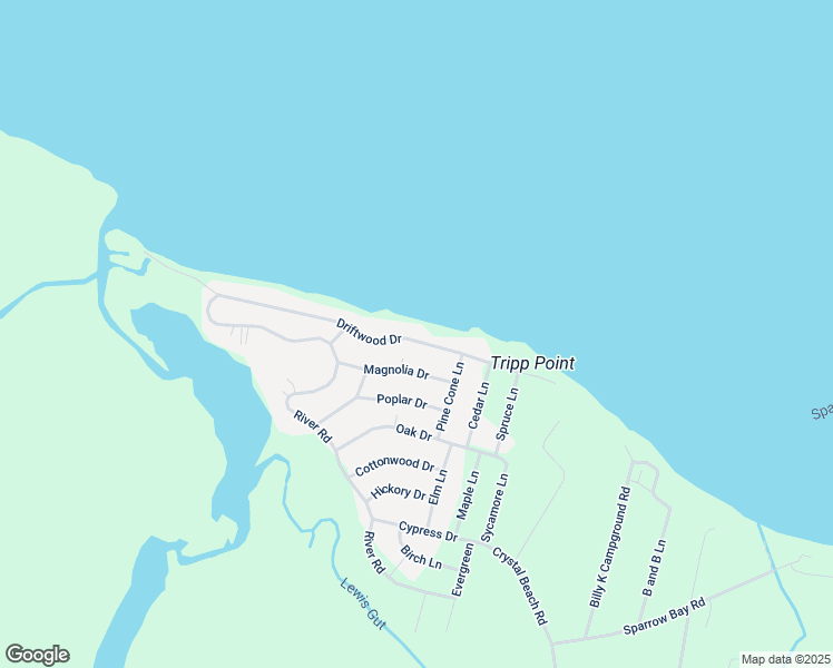map of restaurants, bars, coffee shops, grocery stores, and more near 246 Driftwood Drive in Blounts Creek