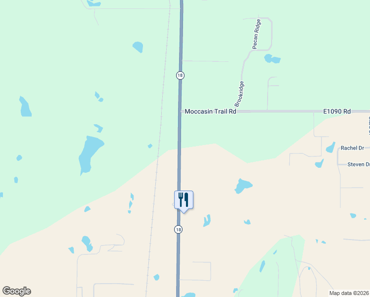 map of restaurants, bars, coffee shops, grocery stores, and more near 9000 North Harrison Street in Shawnee