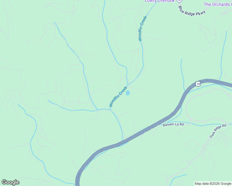 map of restaurants, bars, coffee shops, grocery stores, and more near 135 Icicle Ridge Road in Sylva