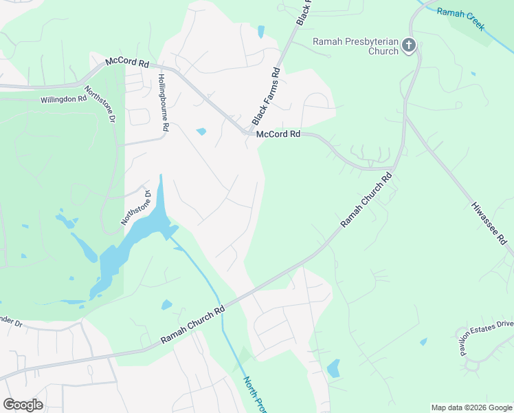 map of restaurants, bars, coffee shops, grocery stores, and more near 16000 Lavenham Road in Huntersville