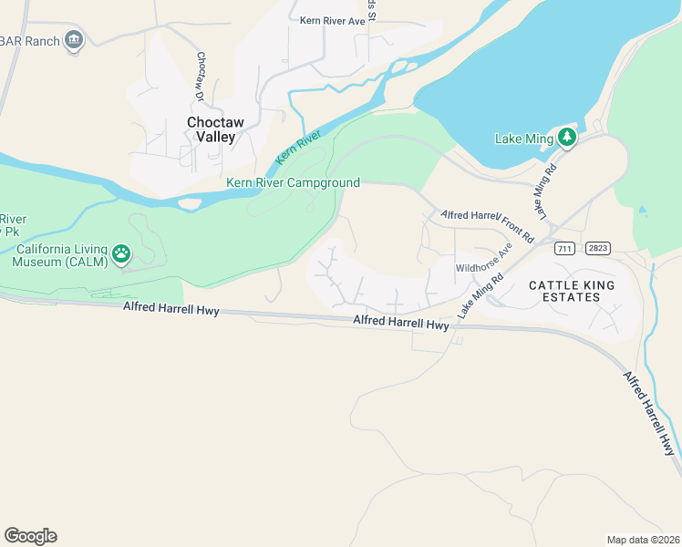 map of restaurants, bars, coffee shops, grocery stores, and more near 12320 Backdrop Court in Bakersfield