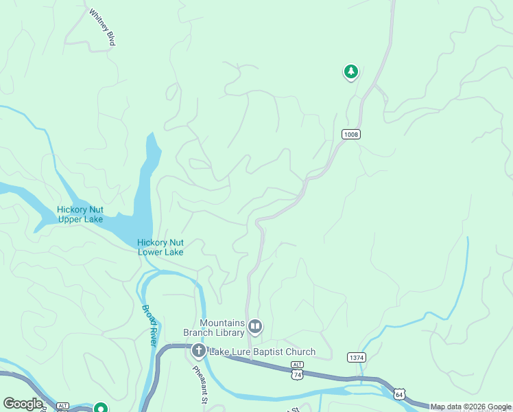 map of restaurants, bars, coffee shops, grocery stores, and more near 230 Sparrows Way in Lake Lure