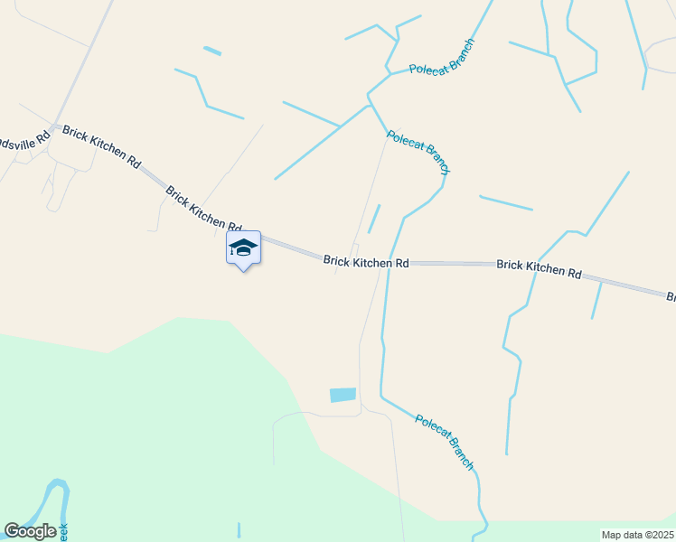map of restaurants, bars, coffee shops, grocery stores, and more near 862 Brick Kitchen Road in Hookerton