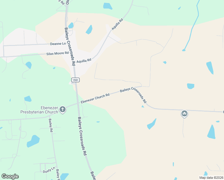 map of restaurants, bars, coffee shops, grocery stores, and more near 3339 Ebenezer Church Road in Benson