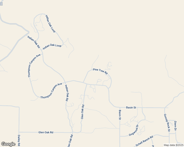 map of restaurants, bars, coffee shops, grocery stores, and more near 21564 Pine Tree Road in Kern County