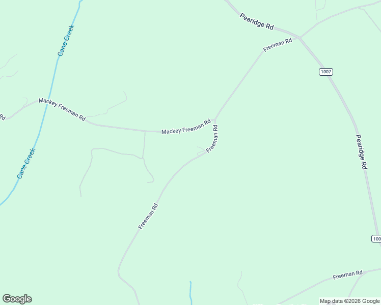 map of restaurants, bars, coffee shops, grocery stores, and more near 736 Mackey Freeman Road in Bostic