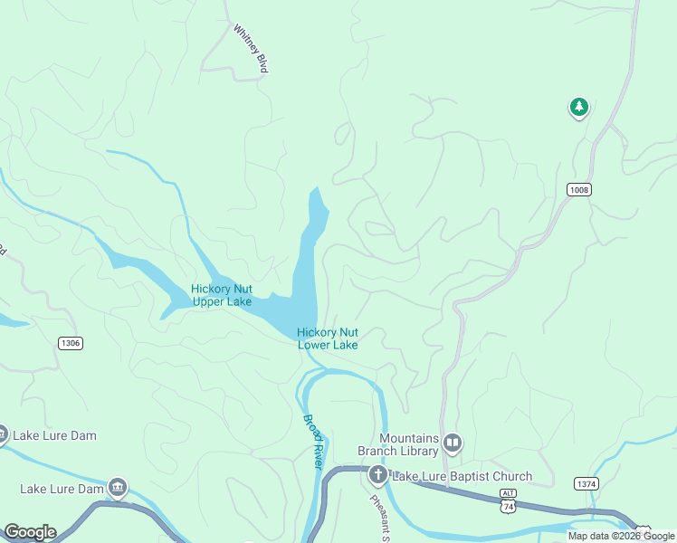 map of restaurants, bars, coffee shops, grocery stores, and more near 274 Amy Ridge Road in Lake Lure