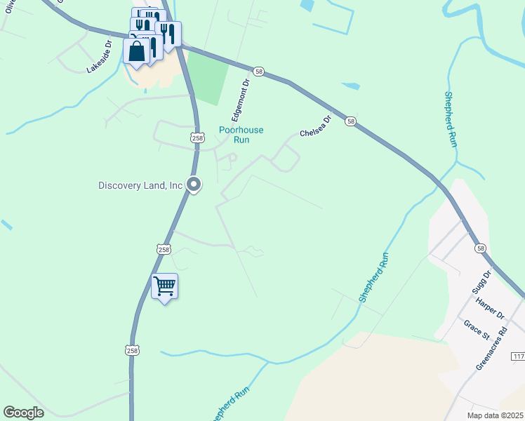 map of restaurants, bars, coffee shops, grocery stores, and more near in Snow Hill