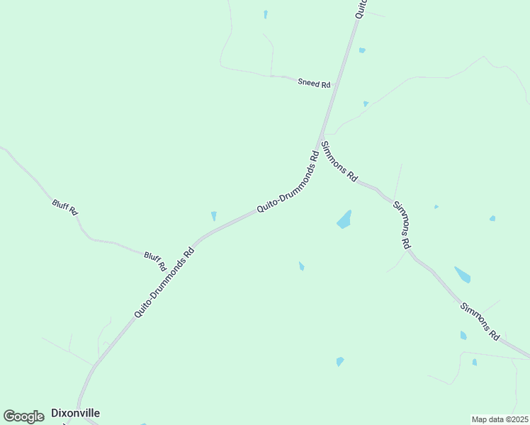 map of restaurants, bars, coffee shops, grocery stores, and more near 2554 Quito-Drummonds Road in Drummonds