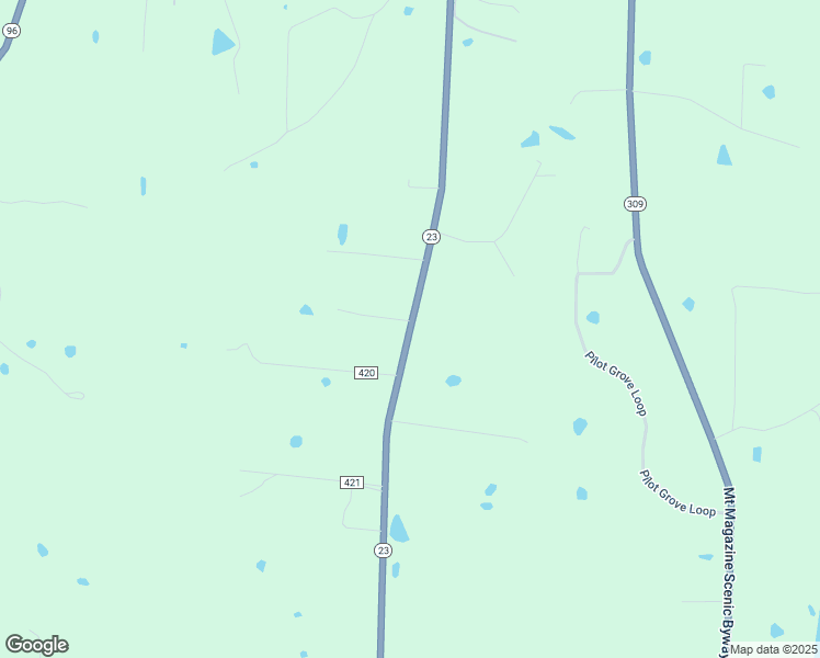 map of restaurants, bars, coffee shops, grocery stores, and more near 3501 Arkansas 23 in Ozark