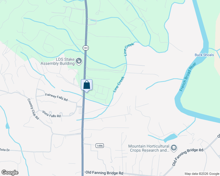 map of restaurants, bars, coffee shops, grocery stores, and more near 60 Old Rosewood Avenue in Arden