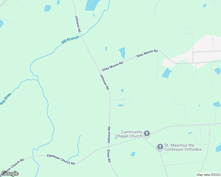 map of restaurants, bars, coffee shops, grocery stores, and more near 488 Johnson Road in Coats